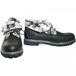 Timberland Mens Work Boots Size 10.5 M 27545 Rll Top Camo Black Leather