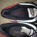 Mens Diesel Remy Casual Leather Sneakers Shoes Sz 9.5 Muli Colored ~Very Cool