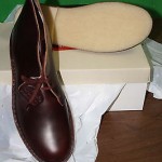 Clarks Originals MENS Desert Boots Size 11 M – Burgundy Beeswax Leather