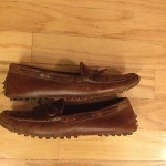 Mens Cole Haan Brown Leather Driving Moc Loafer Shoes 11 D