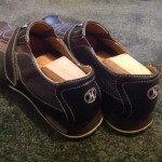 Cole Haan Mens Brown Leather Shoes Velcro 10 M Nike Air Used Great Condition