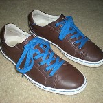 COLE HAAN BROWN LEATHER SNEAKERS WITH NIKE AIR TECHNOLOGY SIZE 9M