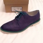 Cole Haan Men’s LEATHER Shoes Air Franklin Wing OCEAN SUEDE 12M NEW