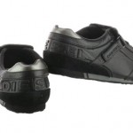 Diesel Keep 00YD15-PR874-H2566 Black Vetiver Velcro Leather Casual Shoes 7.5 Men