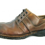CLARKS Sz 9.5 Touareg Oxford Brown Leather Casual Shoes Men’s 9 1/2 9.5M
