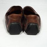 Cole Haan Nike Air Mens Brown Leather Slip On Loafers Sz 10M Driving Shoe *NICE*