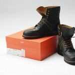 New HUGO BOSS Orange Label Mod. ROYSTONE Men’s Leather Boots – Size EU 43 / UK 9