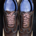 COLE HAAN AIR CONNER DARK BROWN SHINY MEN’S SHOES C10785 DS SZ 10.5, lunargrand