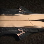 Vans Slip on SZ. 9.5 classic navy blue (only worn once!)