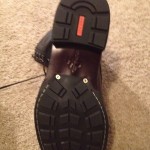 COLE HAAN NIKE AIR 12 M black leather boot -excellent condition