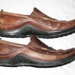 Cole Haan Men’s 10.5 Brown distressed leather loafers driving shoes moccasins