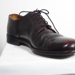 Cole Haan City Dark Red/Brown Distressed Leather Oxfords Mens Size 8 D EUC