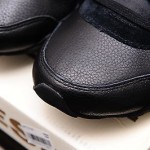 NIB Diesel Men’s Black Leather Fashion Casual Athletic Sneakers Shoes Size 8
