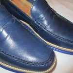 NWT’S – COLE HAAN LUNARGRAND PENNY LOAFERS SIZE 11 1/2 M  (color blue)