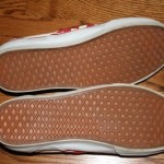 Vans Slip On VINTAGE White/Red Checkers Size 10 vans