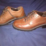 Cole Haan City Size 7 M Brown Lace Loafers Leather Mens Shoes NICE!!