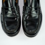 NEW! Hugo Boss Mens Black Leather Penny Loafers ~ Sz 10.5 D