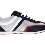 Hugo Boss Mens Silvans Dark Blue Casual Lace-Up Fashion Sneakers Kicks Shoes