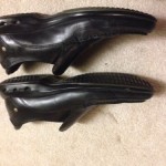 Cole Haan Black Leather Slip Ons Loafers Dress Nike Air Mens 10.5 10 1/2