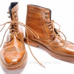 Cole Haan Harrison C10965 8.5 m Whiskey brown wingtip brogue boot shoe