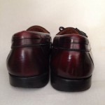 Men’s 9.5 COLE HAAN Dark Brown Leather Lined Kiltie Tassel Loafers Slip On Shoes