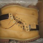 Timberland 6″ 6 Inch 10061 Wheat Construction bottoms gum bottoms sz size 12