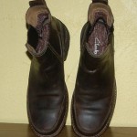 Clarks Brown Leather Chelsea Ankle Boots Sz 11 M