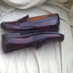 Mens Cole Haan Brown Leather Penny Loafers Size 12 M Guc