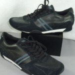 Mens Diesel Parabarny 10 M Black Leather Sneakers Shoes