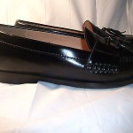 Men’s Cole Haan Black Leather Tassel Loafers Size 8 D Casual Shoes