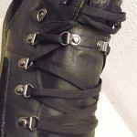 NWOB DIESEL MENS FASTNER ll MID-BOOT-SNEAKER BLACK LEATHER-SUEDE SIZE:12 EUR-46