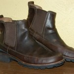 Clarks Brown Leather Chelsea Ankle Boots Sz 11 M