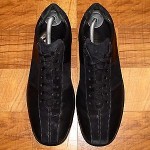 Cole Haan Nike Air Ventura Black Leather Nubuck Fashion Sneakers Shoes Mens 10.5