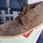 Supreme x Clarks Originals Map Suede Desert Boots Tan 10.5
