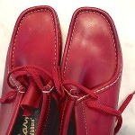 Vintage Clarks Wallabees Euro 42 RED
