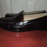 COLE HAAN PINCH PENNY C03503 10 1/2D black leather LOAFER SLIP ON shoe
