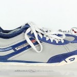 Mens Diesel Stylish Gray/Blue Leather Fashion Sneakers Shoes Sz. 13