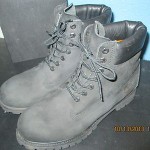 TIMBERLAND PREMIUM 6″ BOOTS ” NUBUCK BLACK ” Sz.10 MEN