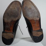 Cole Haan City Dark Red/Brown Distressed Leather Oxfords Mens Size 8 D EUC