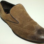 HUGO BOSS BOSS ORANGE BROWN SUEDE LOAFERS Sz 41 / US 8