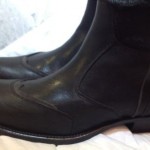 Hugo Boss Mens Black Leather Boots-Sz45, Us Sz 11-12. Perfect Shape!