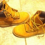 Men Timberland Wheat Waterproof Tan Boots Size 6M 6inch work contstuction