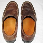 Cole Haan Men’s 10.5 Brown distressed leather loafers driving shoes moccasins