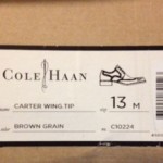 Cole Haan Mens Carter Wing Tip SZ 13 Dark Brown