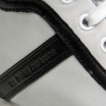 $245 Hugo Boss White Leather Sneakers Mid Boots Mens Shoes 10 43 Trainers .5