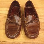 Mens Cole Haan Brown Leather Driving Moc Loafer Shoes 11 D