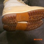 Mens Timberland Tan Leather Ballistic Boots Size 10.5M