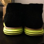Cole haan Chukka Lunar grands Size 8 Black Suede  Volt Used