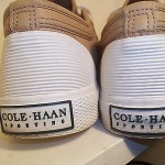 Mens COLE HAAN SPORTING Beige Casual Walking Shoes Boat Sneakers Size 10D ExCond