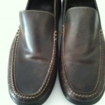 COLE HAAN Nike Air Men’s Loafers Sz 11.5 brown leather driving moc EUC